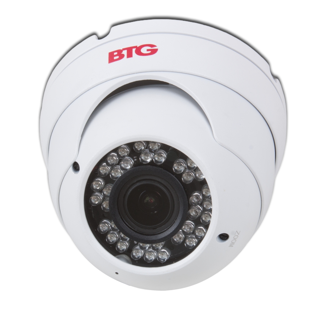 5MP 2.8-12mm Varifocal Lens Turret Camera with Audio | BTG