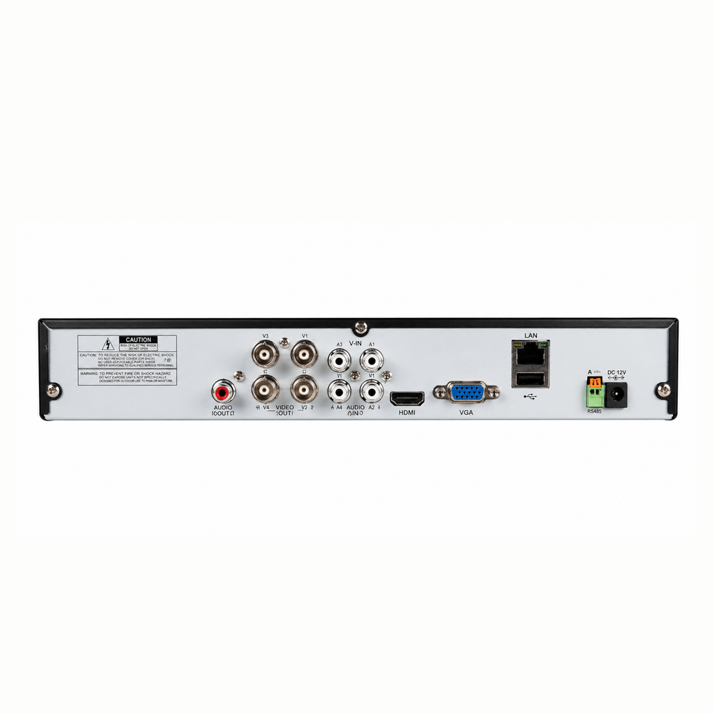 4-Channel Hybrid 5MP DVR | SVR9504H/NDAA – Bolide Technology Group