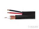ETL Solid Copper Core Listed RG59+18/2 Siamese Cable 1000FT White | Bolide Technology Group | San Dimas, California