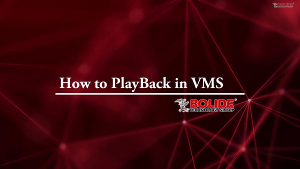 How to Playback in VMS