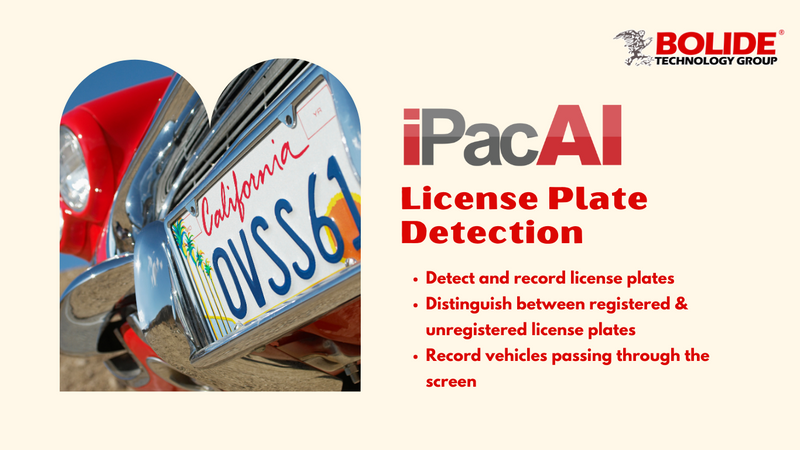 License plate detection Solution – Bolide Technology Group