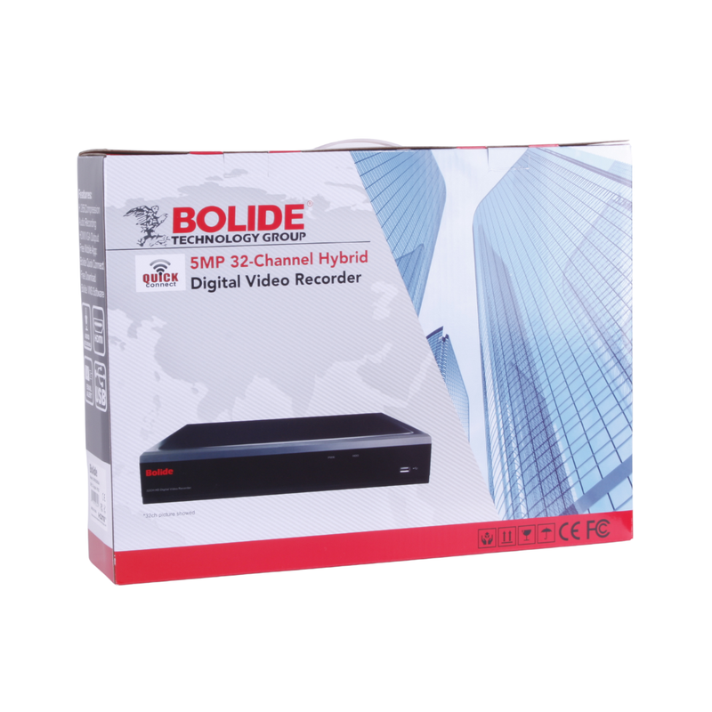 32-Channel Hybrid H.264 5MP Lite DVR with Control Over Coax | SVR9532H/NDAA