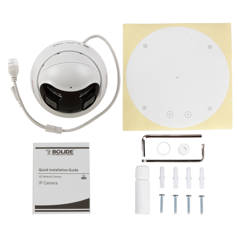 Dual Sensor 180 Degree Panoramic Turret Camera | BN9109-PN-DUAL
