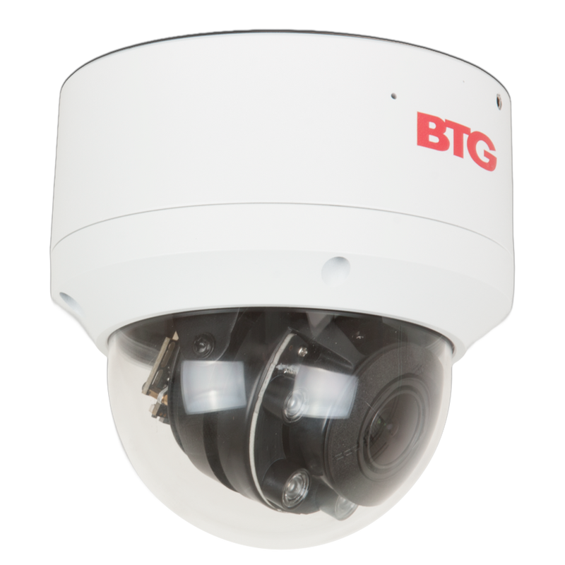 8MP 2.8-12mm Varifocal Lens Dome Camera with Audio | BTG-NS1909AVAIR