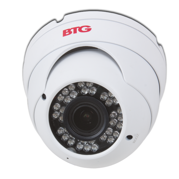 5MP 2.8-12mm Varifocal Lens Eyeball Camera with Audio | BTG-NS1509IRODVA
