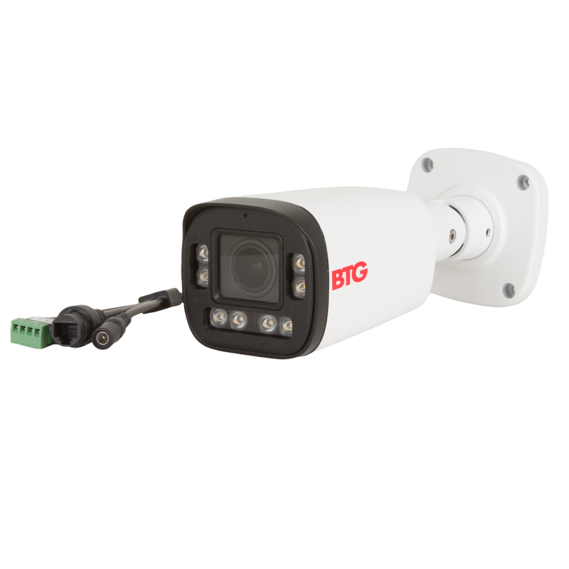 8MP 2.8-12mm Varifocal Lens Bullet Camera with Audio | BTG-NS1936