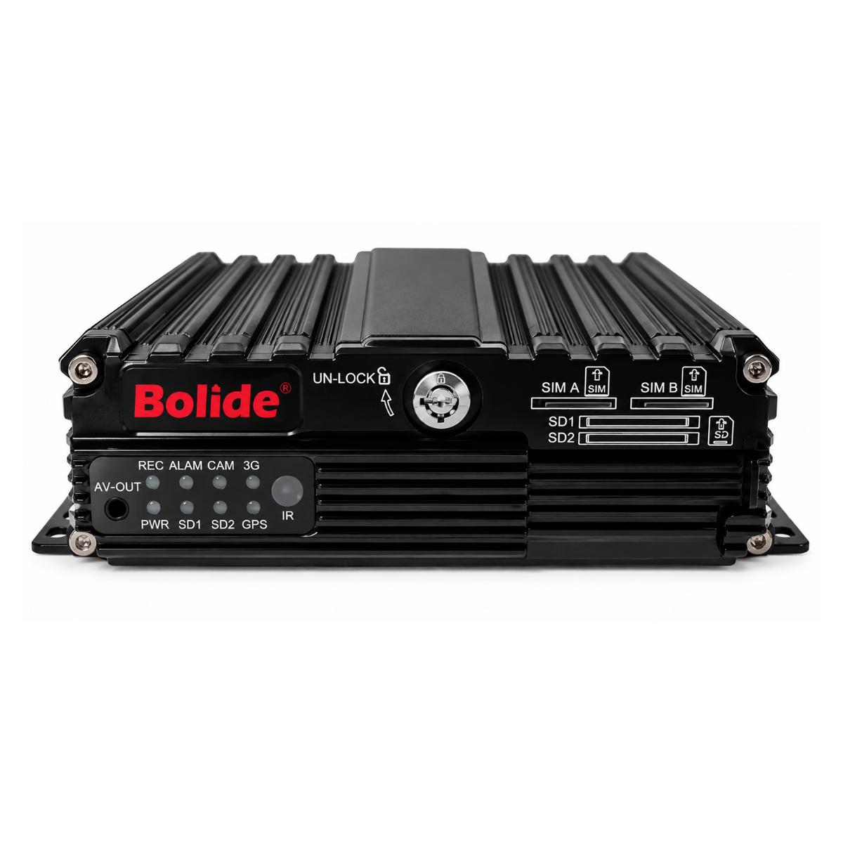 4-Channel MIL-STD-810G 1080P SD Card Mobile DVR | MVR9304-SD-4GW ADAS/DSM