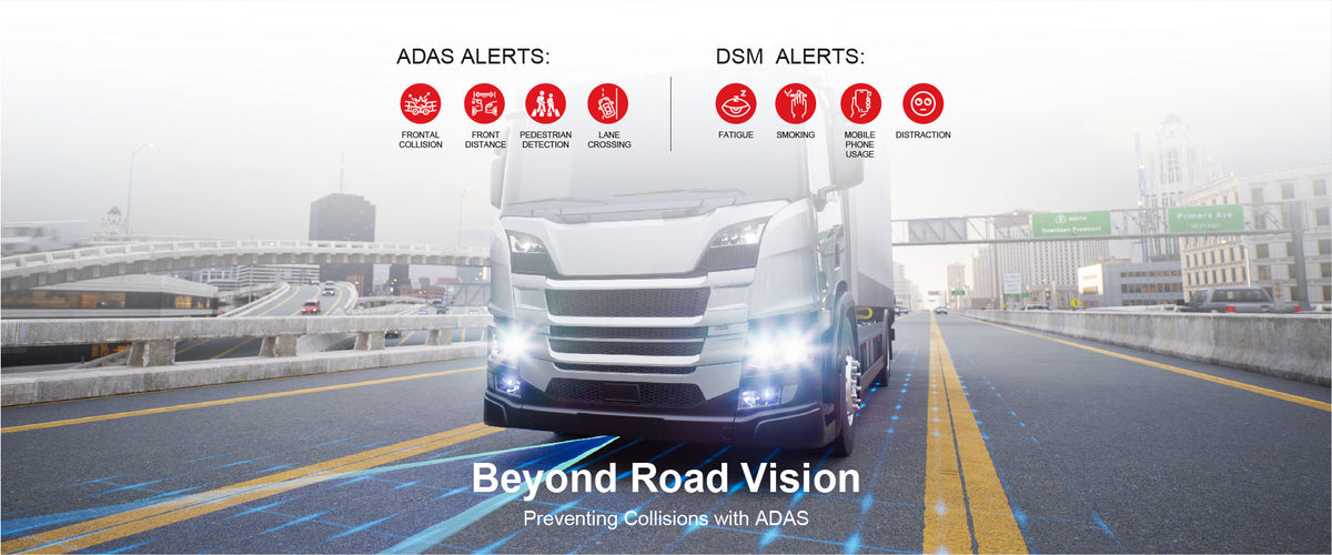 2 plus 2 channels AI Dashcam (Support ADAS+ DSM) | MVR-DSC-Ai2 – Bolide ...