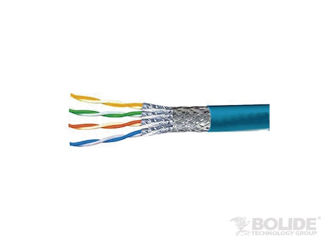 1000ft ETL CMR Rated Direct Burial Solid Copper Shielded 350Mhz Cat5E Cable | BP0033/FTPCAT5E-BU | Bolideco.com | Bolide technology group | san dimas, california
