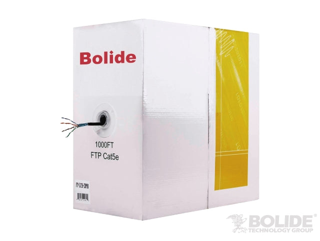 1000ft ETL CMR Rated Direct Burial Solid Copper Shielded 350Mhz Cat5E Cable | BP0033/FTPCAT5E-BU | Bolideco.com | Bolide technology group | san dimas, california